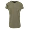 Urban Classics - Long Shaped Turnup Tshirt Homme - Vert Product image